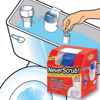 NeverSrcub NeverScrub Automatic Toilet Cleaning System