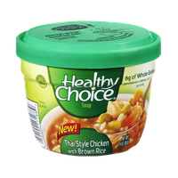 Healthy Choice Thai Style Chicken with Brown Rice Soup