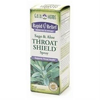Gaia Herbs Rapid Relief Sage & Aloe Throat Shield Spray