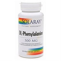 Solaray DL-Phenylalanine - 500 mg - 60 Vegetarian Capsules