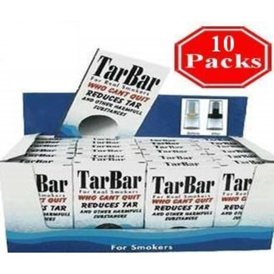 TarBar Cigarette Filters, 10 Packs, Compare with nic out, tarblock or tarstop