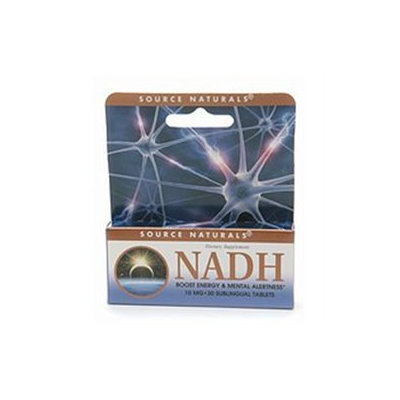 Source Naturals NADH 10mg, Sublingual Tablets, 30 ea