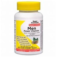 Super Nutrition - Simply One Men Multivitamin - 90 Vegetarian Tablets