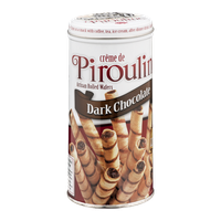 Creme De Pirouline Artisan Rolled Wafers Dark Chocolate