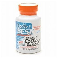Doctor's Best VESIsorb CoQ10 Plus Omega-3, Softgel Capsules