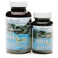 Carlson Super DHA Gems 500mg, Value Pack 80 softgels