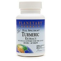 Planetary Formulations Turmeric Ext Full Spectrum 450 MG - 60 Tablets - Turmeric