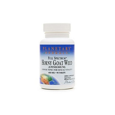 Planetary Herbals Full Spectrum Horny Goat Weed 600mg, 90 tablets