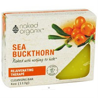 Organix South - Naked Organix Sea Buckthorn Cleansing Bar Fragrance Free - 4 oz.