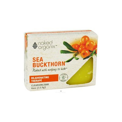 Organix South - Naked Organix Sea Buckthorn Cleansing Bar Fragrance Free - 4 oz.