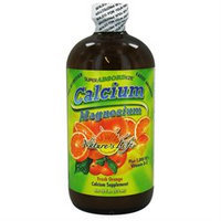 Nature's Life - Superabsorbeze Calcium Magnesium Liquid Fresh Orange - 16 oz.