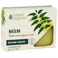 Organix South - Naked Organix Neem Cleansing Bar Fragrance Free - 4 oz.
