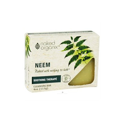 Organix South - Naked Organix Neem Cleansing Bar Fragrance Free - 4 oz.