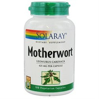 Solaray - Motherwort 425 mg. - 100 Vegetarian Capsules