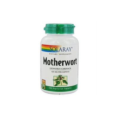 Solaray - Motherwort 425 mg. - 100 Vegetarian Capsules
