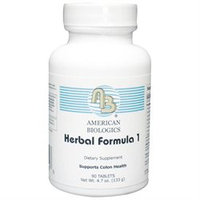 American Biologics - Herbal Formula 1 - 90 Tablets