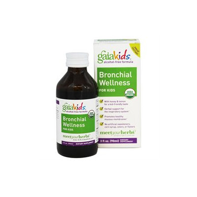Gaia Herbs Cough Syrup With Honey & Lemon, 3 oz