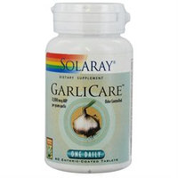 Solaray - GarliCare One Daily 12000 mcg. - 60 Tablets