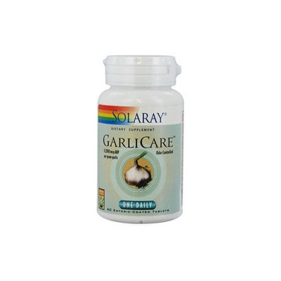 Solaray - GarliCare One Daily 12000 mcg. - 60 Tablets