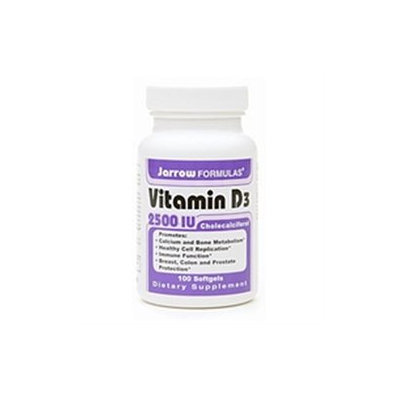 Jarrow Formulas - Vitamin D3 Cholecalciferol 2500 IU - 100 Softgels