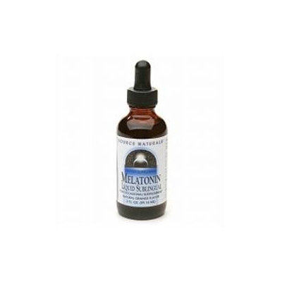 Source Naturals Melatonin Liquid Sublingual, Orange, 2 fl oz