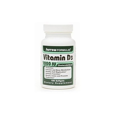 Jarrow Formulas Vitamin D3 - 1000 IU - 100 Softgels