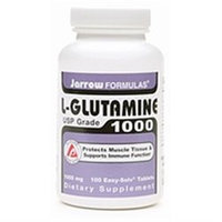 Jarrow Formulas L-Glutamine - 1000 mg - 100 Tablets