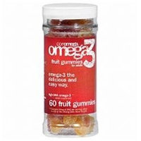 Coromega Omega 3 Fruit Gummies for Adults, 60 ea