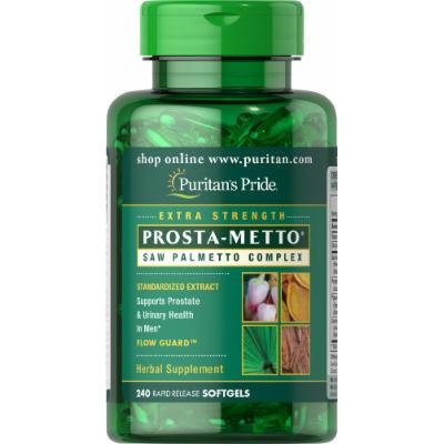 Puritan's Pride Prosta-Metto Saw Palmetto Complex For Men-240 Softgels