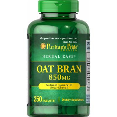Puritan's Pride Oat Bran 850 mg-250 Tablets
