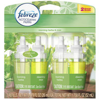 Febreze NOTICEables Morning Herbs & Mist Dual Scented Oil Refills