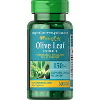 Puritan's Pride Olive Leaf Standardized Extract 150 mg-60 Capsules