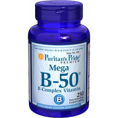 Puritan's Pride Vitamin B-50 Complex-250 Caplets