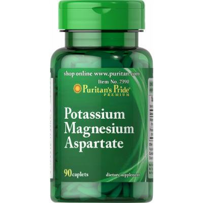 Puritan's Pride Potassium Magnesium Aspartate-90 Caplets