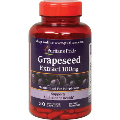 Puritan's Pride Grapeseed Extract 100 mg-50 Capsules