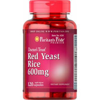 Puritan's Pride Red Yeast Rice 600 mg-120 Capsules