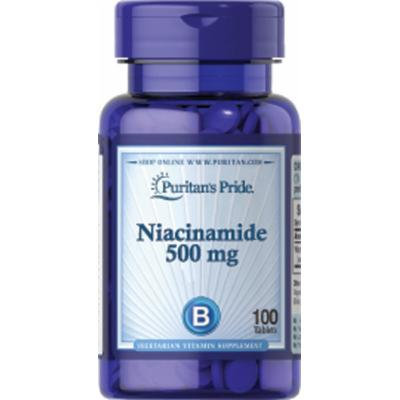 Puritan's Pride Niacinamide 500 mg-100 Tablets