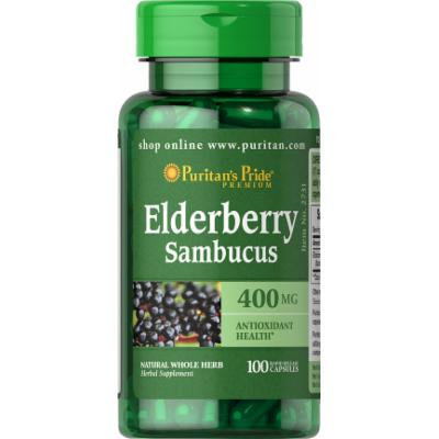 Puritan's Pride Elderberry 400 mg-100 Capsules