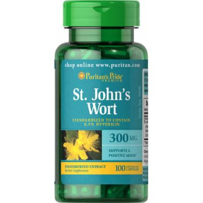 Puritan's Pride St. John's Wort Standardized Extract 300 mg-100 Capsules