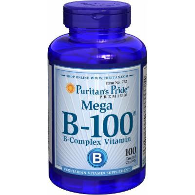 Puritan's Pride Vitamin B-100 Complex-100 Caplets