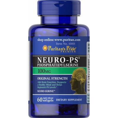 Puritan's Pride Neuro-PS (Phosphatidylserine) 100 mg-60 Softgels