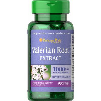 Puritan's Pride Valerian Root 1000 mg-90 Softgels