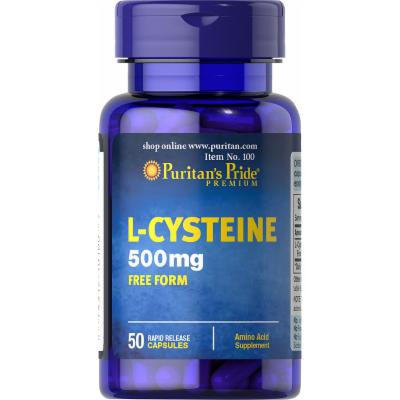 Puritan's Pride L-Cysteine 500 mg-50 Capsules