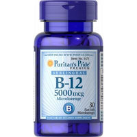 Puritan's Pride Vitamin B-12 5000 mcg Sublingual-30 Microlozenges