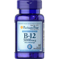 Puritan's Pride Vitamin B-12 5000 mcg Sublingual-60 Microlozenges
