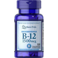 Puritan's Pride Vitamin B-12 1500 mcg Timed Release-100 Tablets