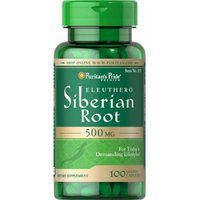 Puritan's Pride Eleuthero Siberian Root 500mg-100 Tablets