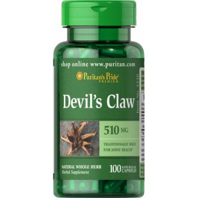 Puritan's Pride Devil's Claw 510 mg-100 Capsules