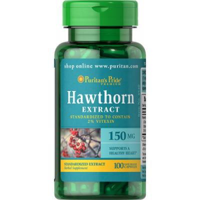 Puritan's Pride Hawthorn Standardized Extract 150 mg-100 Capsules