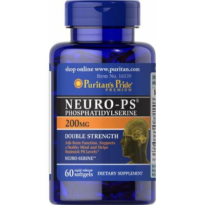 Puritan's Pride Neuro-PS (Phosphatidylserine) 200 mg-60 Softgels